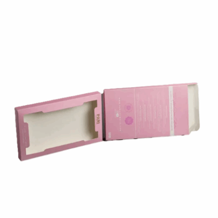 Plain Colored Textured Gift Box with Inner Drawer – Simple Printed Custom Packaging